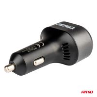 Szybka ładowarka samochodowa 85W QC3.0 PD65W PD20W 2x USB-C 1x USB-A - AMIO AMI04177 — zdjęcie 4