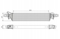 Intercooler opel vauxhall corsa e - VALEO 822909