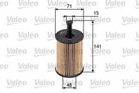 Filtr oleju wkład - VALEO 586506 — zdjęcie 2