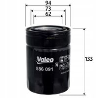 Filtr oleju - VALEO 586091 — zdjęcie 2