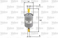 Filtr paliwa - VALEO 587008
