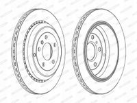 Tarcza hamulcowa - FERODO DDF1531C