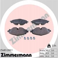 Klocki hamulcowe - ZIMMERMANN 25683.200.1 — zdjęcie 2