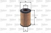 Filtr oleju wkład - VALEO 586544 — zdjęcie 2