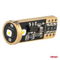 Żarówki LED CANBUS T10 W5W 3SMD 3838 White 12V 24V - AMIO 04246 — zdjęcie 4