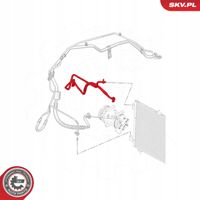 Przewód klimatyzacji citroen c3 iii c4 peugeot 208 2008 i, … - SKV 43SKV597