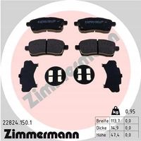 Klocki hamulcowe - ZIMMERMANN 22824.150.1 — zdjęcie 2