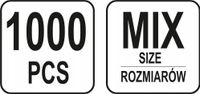 Zawleczki Proste 1000 szt. Mix - YATO YATYT-06885 — zdjęcie 5