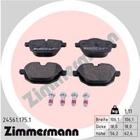 Klocki hamulcowe - ZIMMERMANN 24561.175.1 — zdjęcie 2