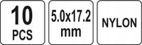 Nity Plastikowe 5.0x17.2MM 10 Szt. - YATO YATYT-35982 — zdjęcie 5