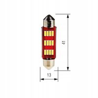 Led 12/24v 12xled smd4014 sv8,5 13x41mm - BOSMA LED7404 — zdjęcie 4