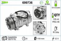 Kompresor klimatyzacji - VALEO VAL699736