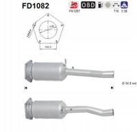 Filtr cząstek stałych dpf vw sharan 2,0tdi euro 4 - AS FD1082