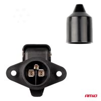 Gniazdo elektryczne 3 PIN złącze 3 pinowe - AMIO AMI03212 — zdjęcie 5