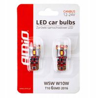 Żarówki LED CANBUS 2016 6SMD T10 W5W W10W - AMIO AMI02802 — zdjęcie 3