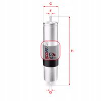 Filtr paliwa - SOFIMA S1839B