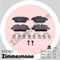 Klocki hamulcowe - ZIMMERMANN 25215.190.2 — zdjęcie 2