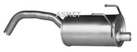 Tłumik układu wydechowego tył - ASMET ASM16.090