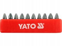 KoŃcÓwki wkrĘtakowe ph2x25mm, 10 cz - YATO YT-0475