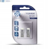 Zarowka led 12v w5w 1w biala 1xled hp - M-TECH MTELB015W — zdjęcie 2