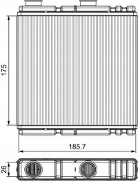 Nagrzewnica - VALEO 811543