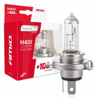 Żarówki halogenowe H4 12V 60/55W LumiTec SILVER +100% DUO - AMIO AMI01402 — zdjęcie 2
