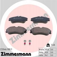Klocki hamulcowe - ZIMMERMANN 23346.190.1 — zdjęcie 2