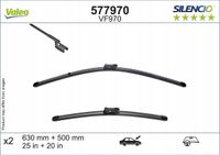 Pióra Wycieraczek Silencio FB OE - VALEO 577970 — zdjęcie 2
