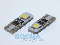 Led 12v t10 2xsmd biala canbus - BOSMA LED4090