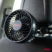 Wiatrak samochodowy wentylator na zagłówek 12V - AMIO AMI03007 — zdjęcie 2