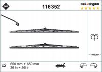 Piora wycier 650+650 szkielet swf origin - VALEO 116352 — zdjęcie 2