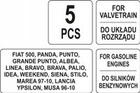 Zestaw Blokad Rozrządu Fiat 1,2 16V - YATO YATYT-06016 — zdjęcie 3