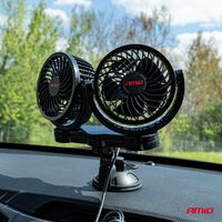 Wentylator wiatrak samochodowy z przyssawką 12V - AMIO AMI03010 — zdjęcie 2