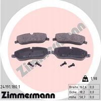Klocki hamulcowe - ZIMMERMANN 24191.180.1 — zdjęcie 2