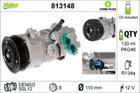 Sprężarka klimatyzacji - VALEO 813148 — zdjęcie 2