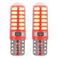 Żarówki LED CANBUS 24SMD 3014 T10e W5W SILCA White 12V - AMIO AMI01444