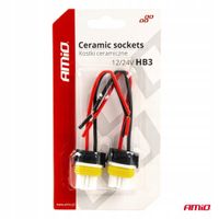 Gniazdo żarówki ceramiczne hb3 9005 - AMIO AMI03058 — zdjęcie 3