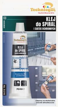 Klej do spiral i siatek ochronnych 70ml - TECHNICQLL S-216
