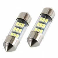 Żarówki LED STANDARD 3014 9SMD Festoon C5W C10W C3W 31mm White 12V - AMIO AMI01089 — zdjęcie 2