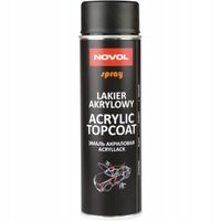 Novol-spray acryl topcoat black satin NOV34342