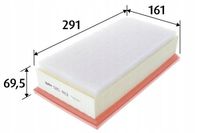 Filtr powietrza panelowy - VALEO 585483 — zdjęcie 2