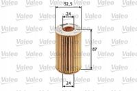 Filtr oleju wkład - VALEO 586512