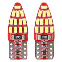 Żarówki LED CANBUS 24SMD 3014 T10e W5W boczne White 12V - AMIO AMI01285