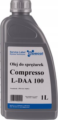 Olej specol compresso l-daa 100 1l OLESPE100628