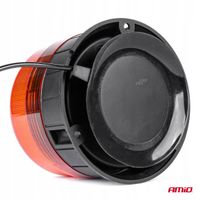 Lampa ostrzegawcza błyskowa kogut 39 LED magnes R65 R10 12V 24V WAR11M - AMIO AMI01500 — zdjęcie 3
