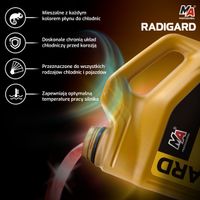 MA PROFESSIONAL RADIGARD - Płyn do Chłodnic Samochodowych Koncentrat Czerwony G12 5l - MA PROFESSIONAL 61-113 — zdjęcie 3