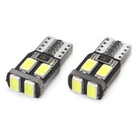 Żarówki LED CANBUS 6SMD 5730 T10 W5W White - AMIO AMI01622 — zdjęcie 4