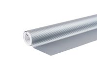 Folia karbonowa carbon 3d srebrna 30cm x - AMIO AMI02600