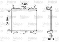 Chłodnica wody nissan micra 03- - VALEO 734247