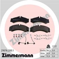 Klocki hamulcowe - ZIMMERMANN 29076.200.1 — zdjęcie 2
